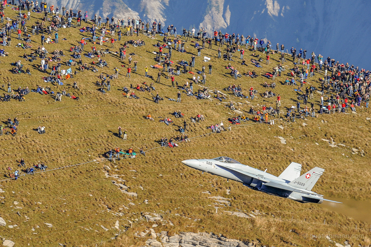 Nikon D3 + Nikon AF-S Nikkor 600mm F4G ED VR sample photo. F/a 18 hornet, axalp/ch photography