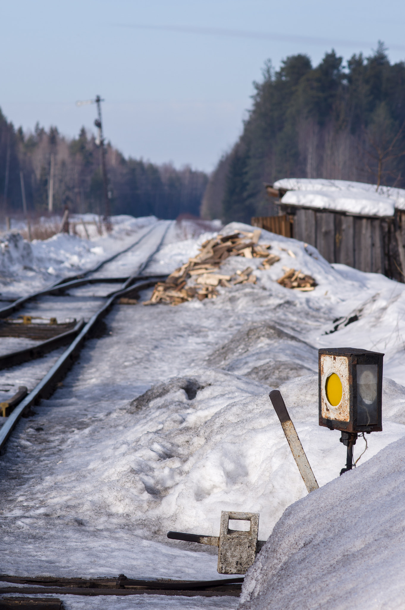Pentax K-3 sample photo. Old railway near kostroma photography
