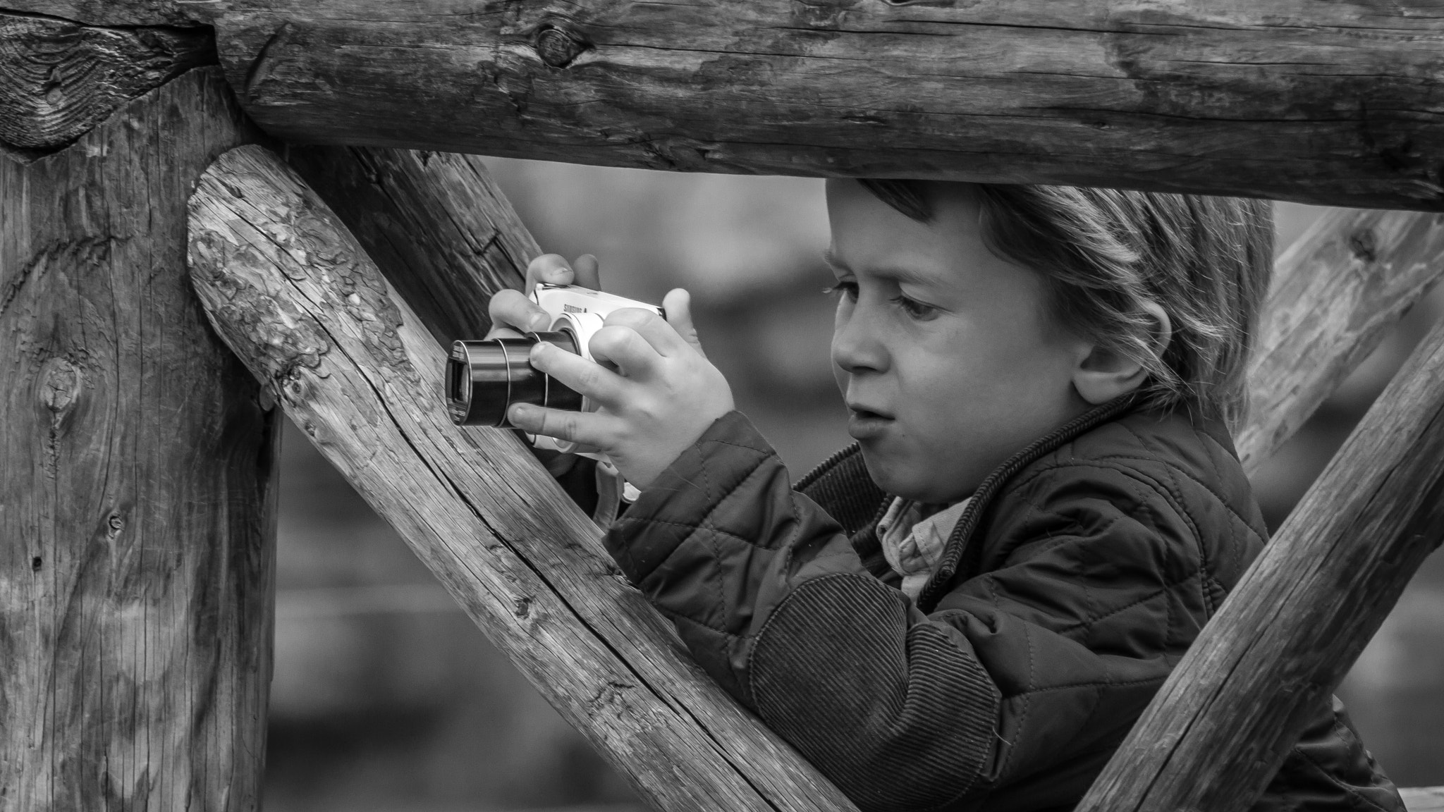 Canon EF 90-300mm F4.5-5.6 sample photo. Start them young (of ) photography