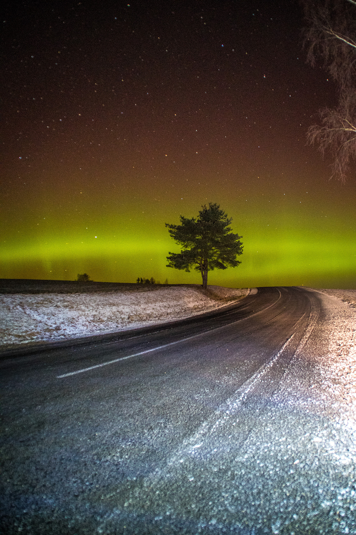 Pentax K-S1 sample photo. Aurora in estonia photography