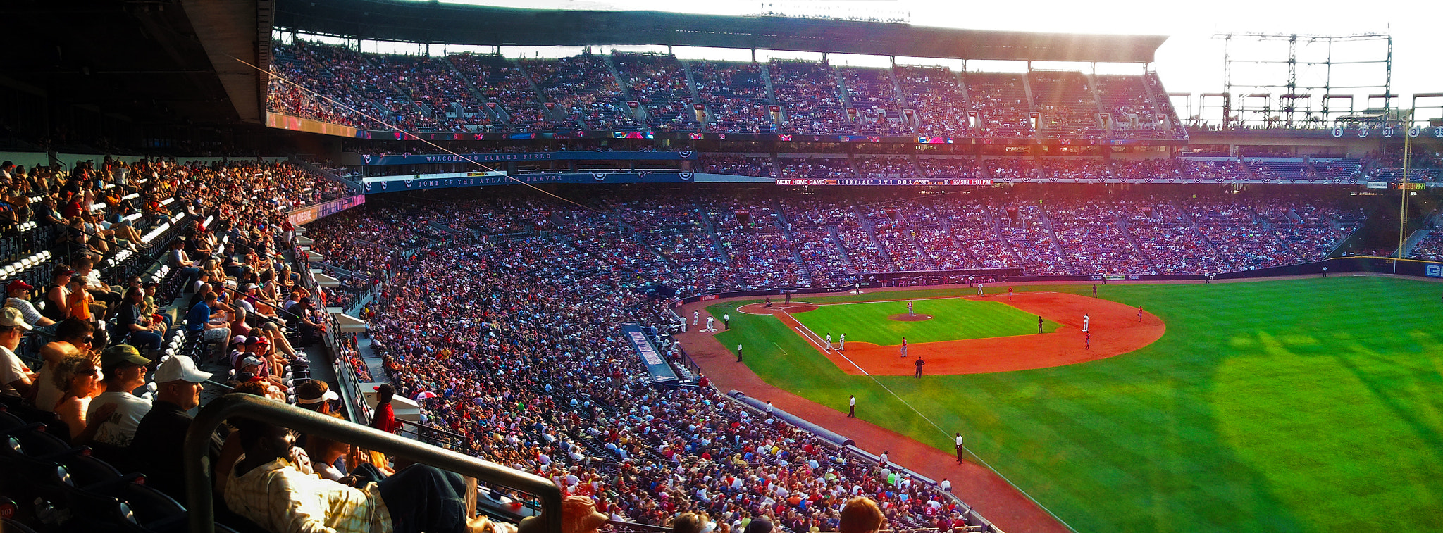 Samsung Galaxy S Vibrant sample photo. Atlanta braves photography