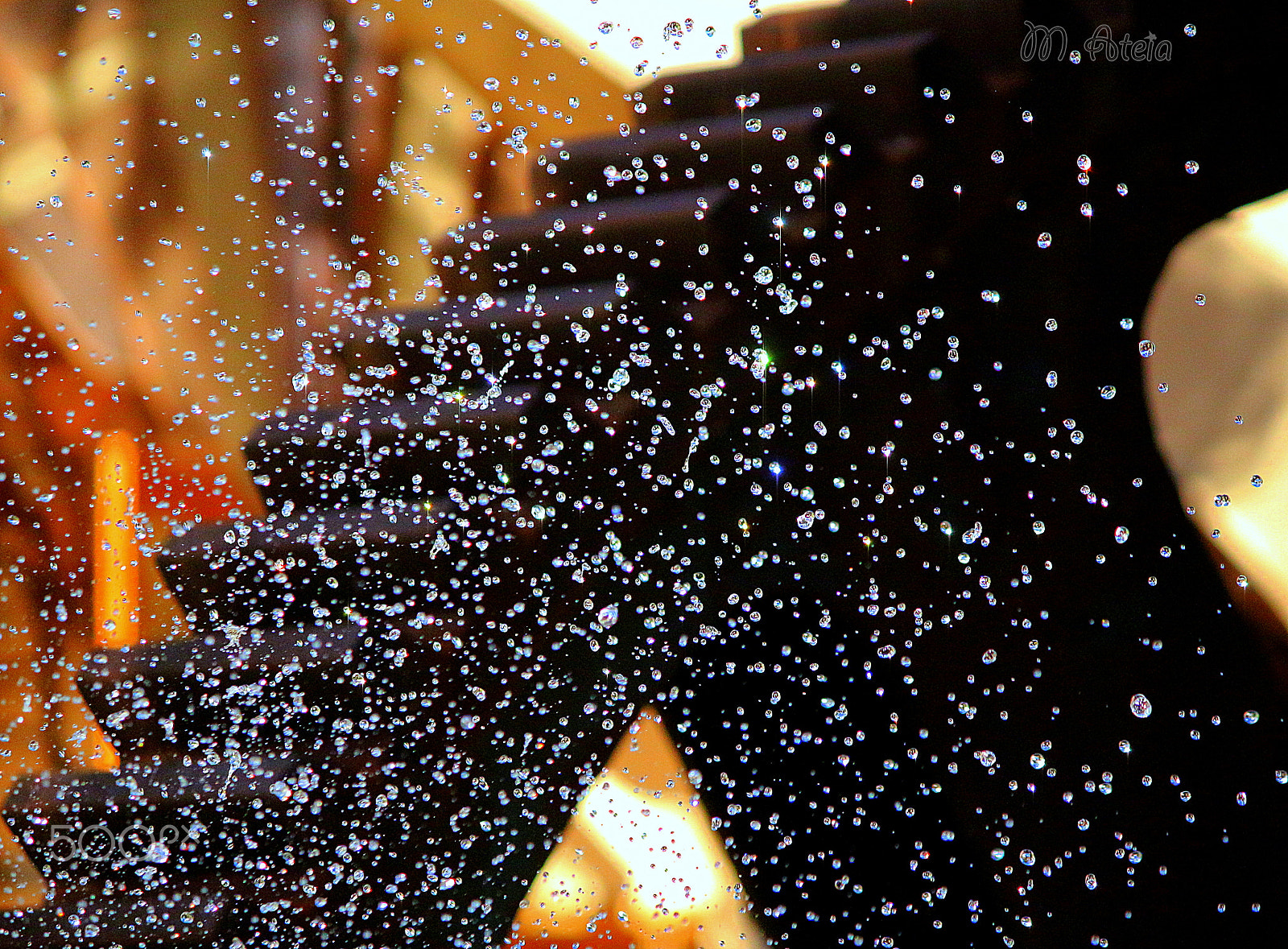 Canon EOS 100D (EOS Rebel SL1 / EOS Kiss X7) sample photo. Water drops in a sunny day photography