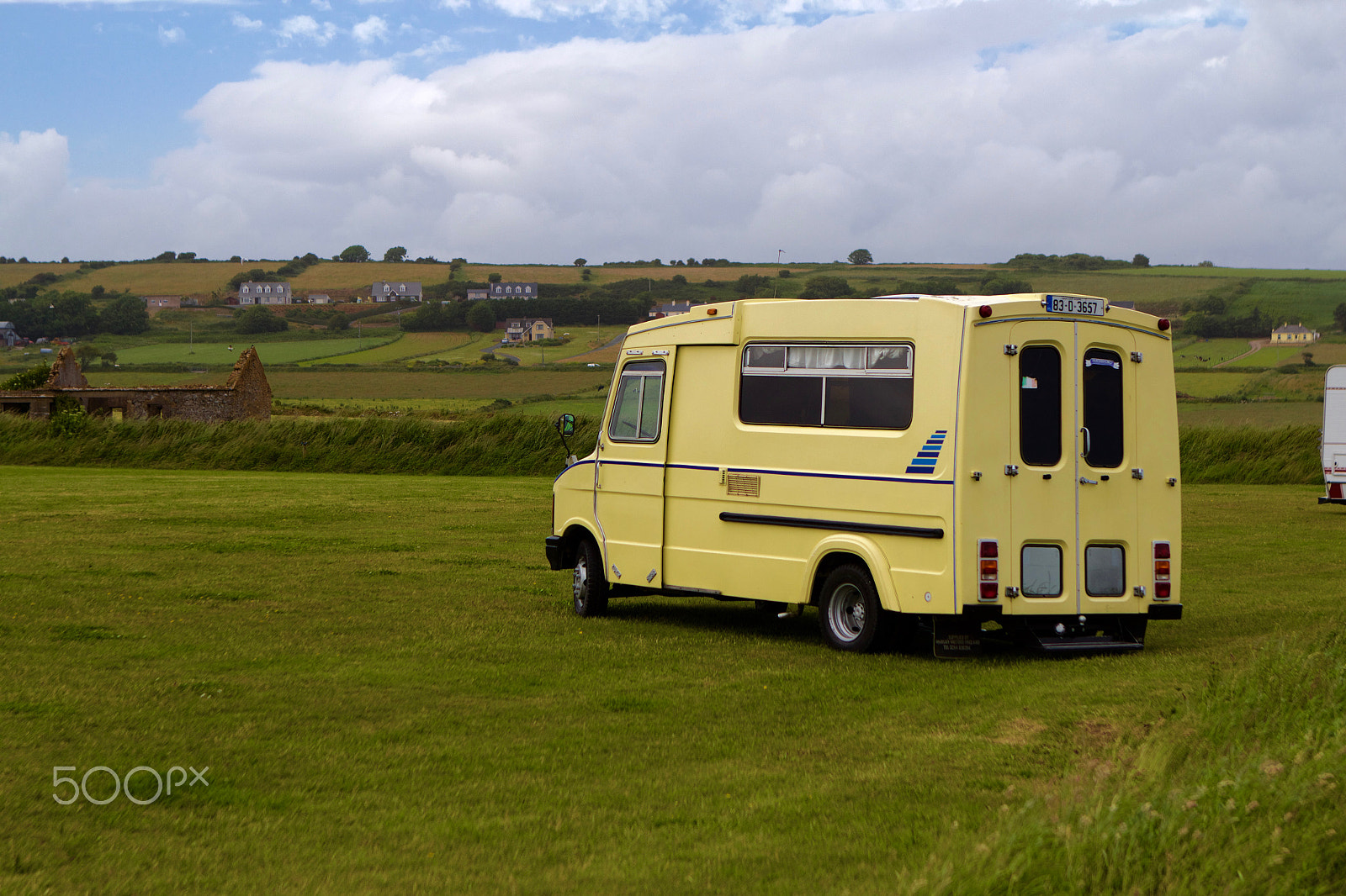 Canon EF 24-70mm F2.8L USM sample photo. Yellow campervan photography