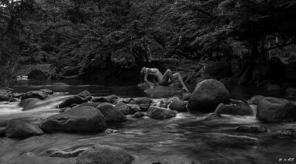 Naïde nude at the river by Yo Foto 500px