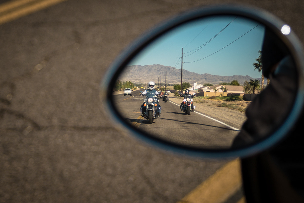 Tamron 18-270mm F3.5-6.3 Di II PZD sample photo. Motorcycle mirror photography