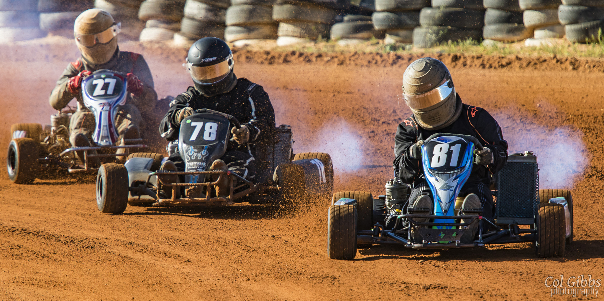 Canon EF 70-200mm F4L IS USM sample photo. Dirt karts photography