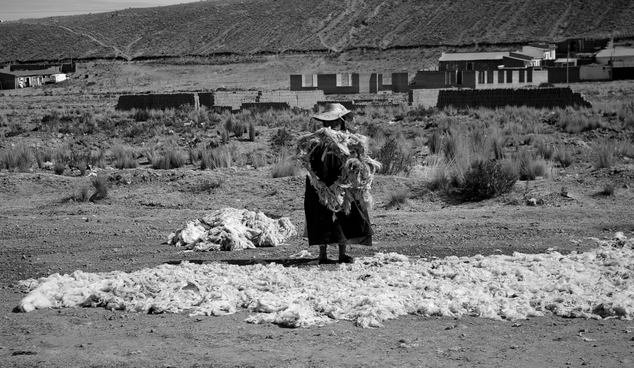 Pentax K110D sample photo. Mujer del altiplano photography