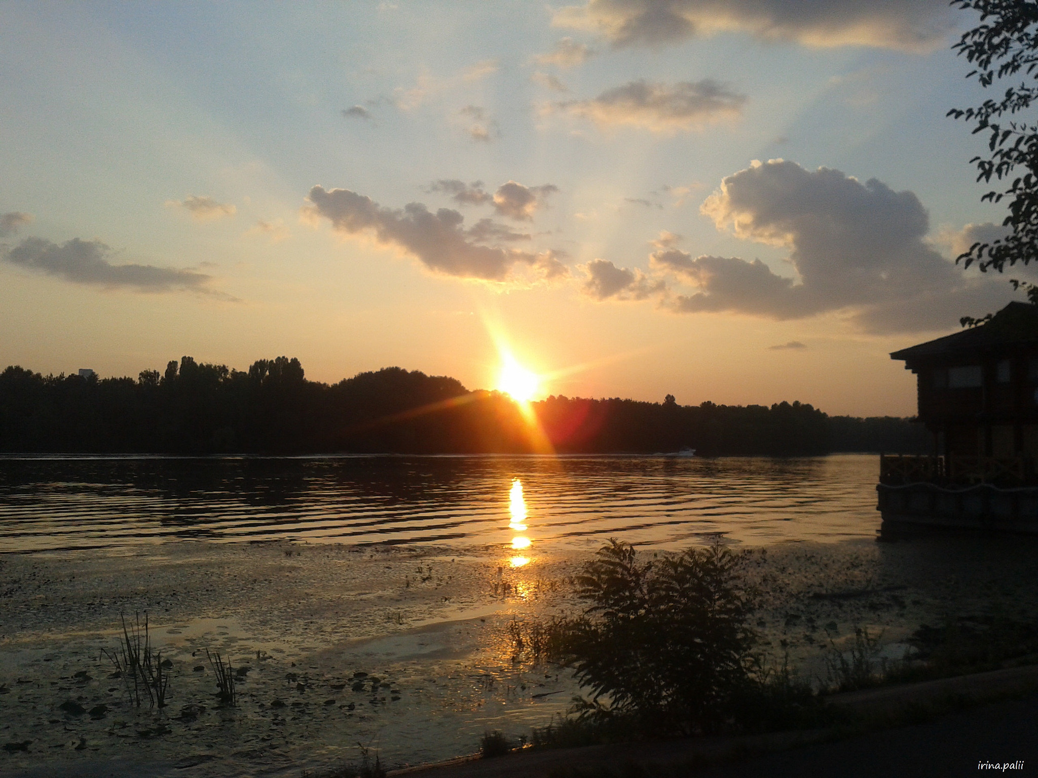 Samsung Galaxy Ace Duos sample photo. Sunset over the dniper photography