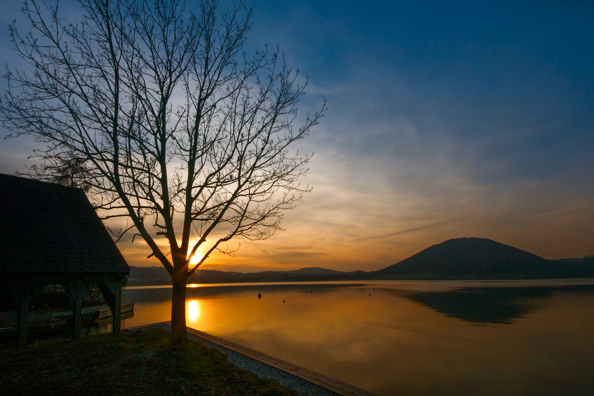 Sigma AF 10-20mm F4-5.6 EX DC sample photo. Sunset atterlake photography