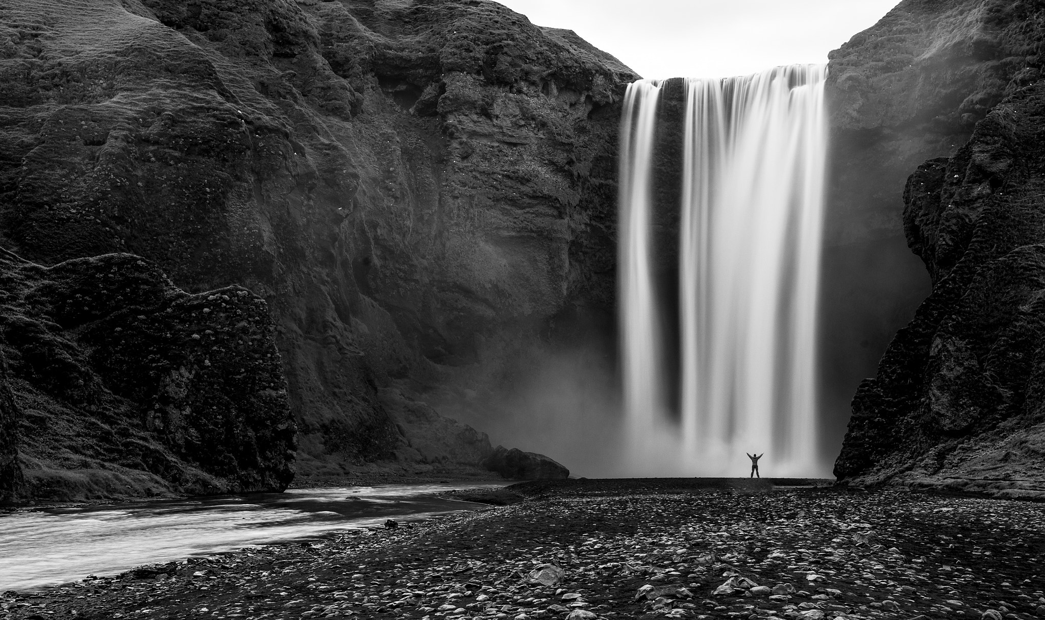 Nikon AF-S Nikkor 28-70mm F2.8 ED-IF sample photo. Waterfall from iceland photography