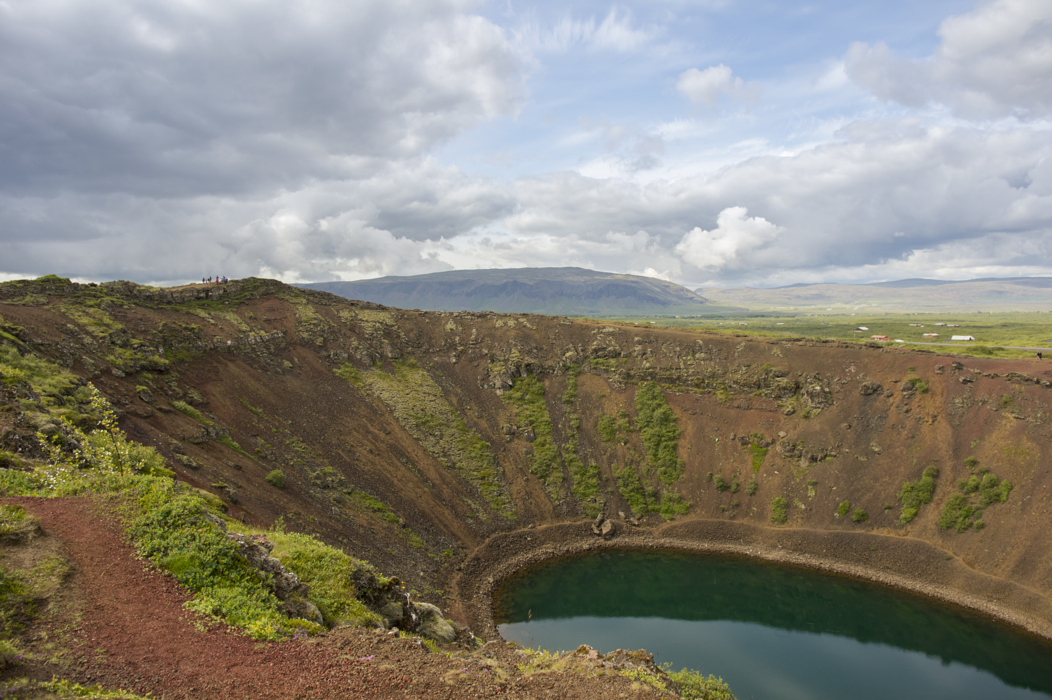 HD Pentax DA 15mm F4 ED AL Limited sample photo. Kerið volcanic crater lake photography