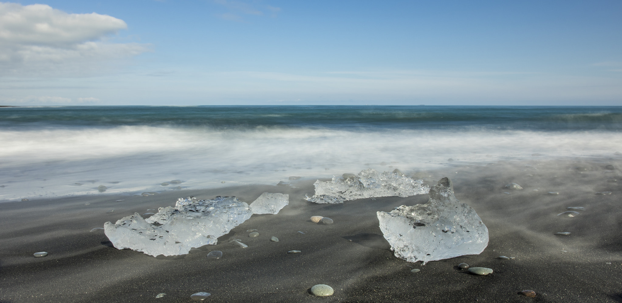 HD Pentax DA 15mm F4 ED AL Limited sample photo. Jokulsarlon glacial beach photography
