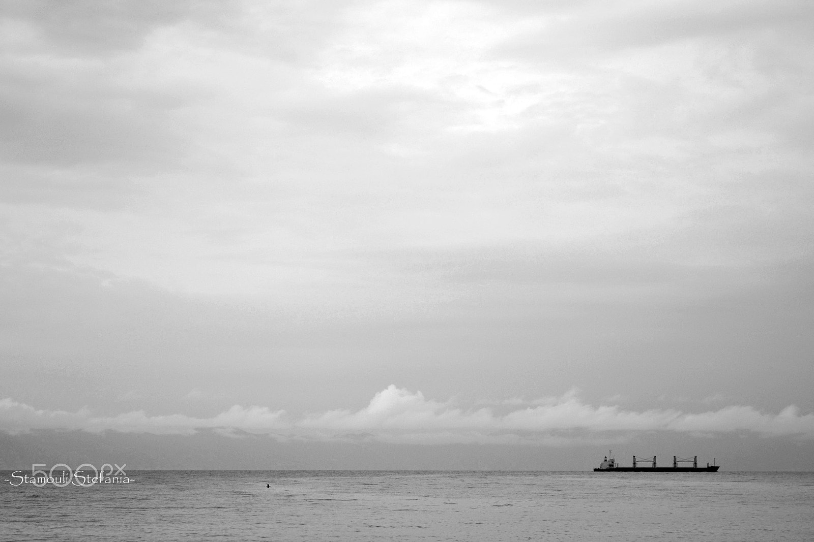 Nikon AF-S Nikkor 70-200mm F4G ED VR sample photo. Cargo ship photography