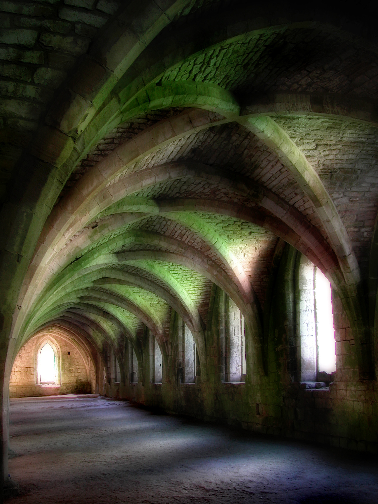 Nikon E885 sample photo. Fountains abbey photography