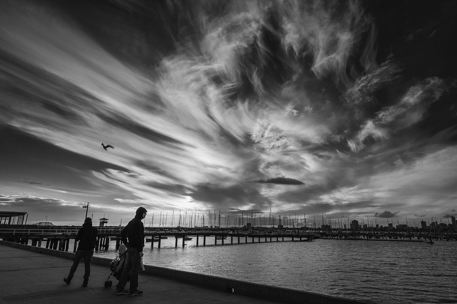 Nikon D4 sample photo. On pier photography