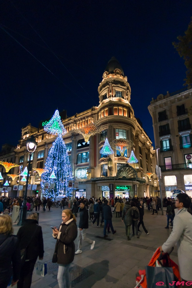 Nikon D610 + Nikon AF Fisheye-Nikkor 16mm F2.8D sample photo. Portal del angel, barcelona photography