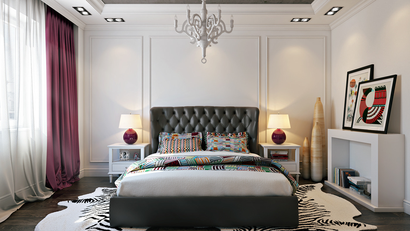 Bedroom 3d rendering