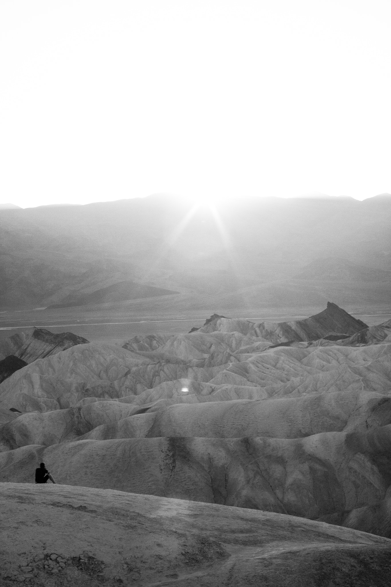 Canon EOS 40D + Canon EF 50mm F2.5 Macro sample photo. Death valley badlands photography