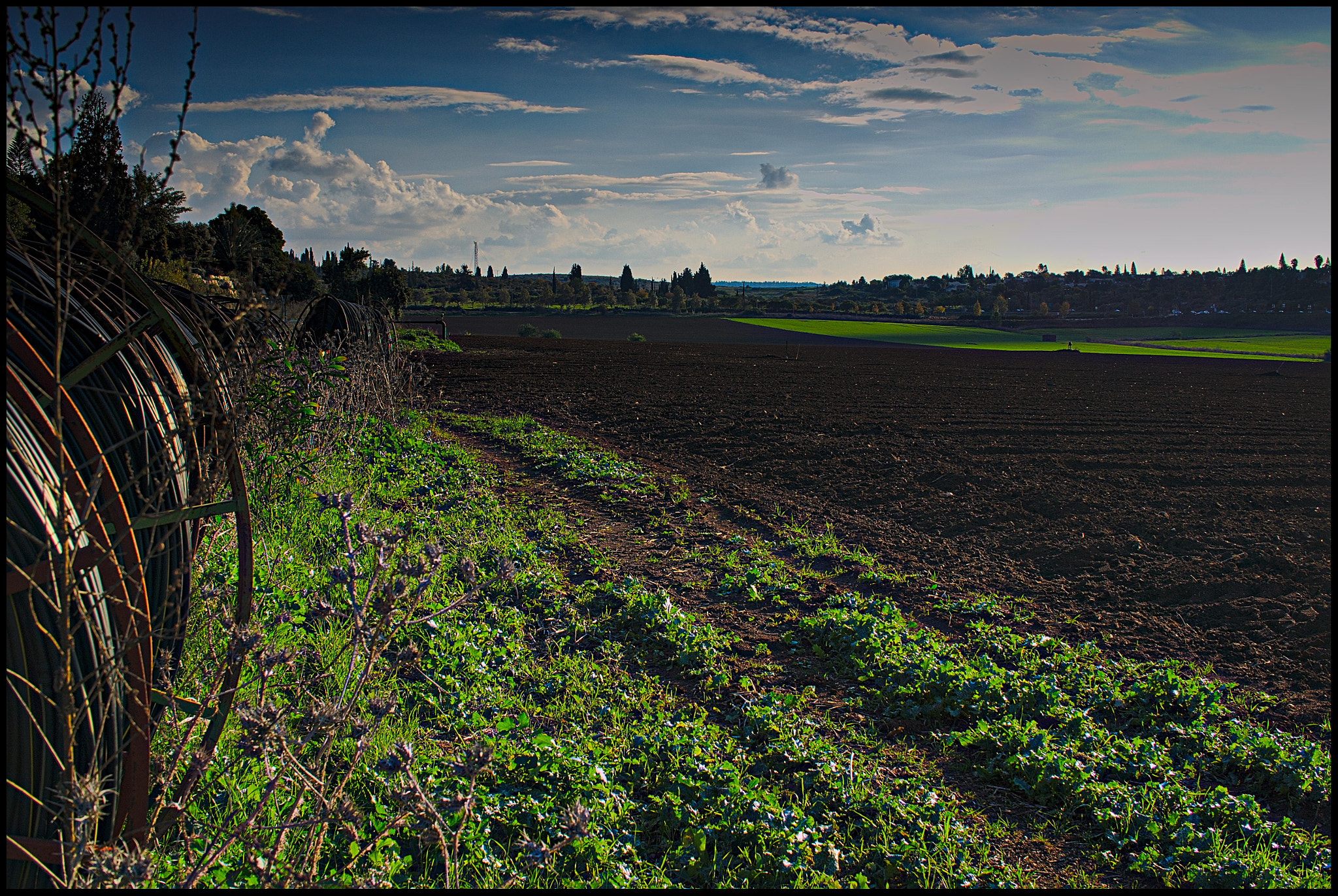 Sony Alpha NEX-5N + Sigma 30mm F2.8 EX DN sample photo. Ploughed land photography