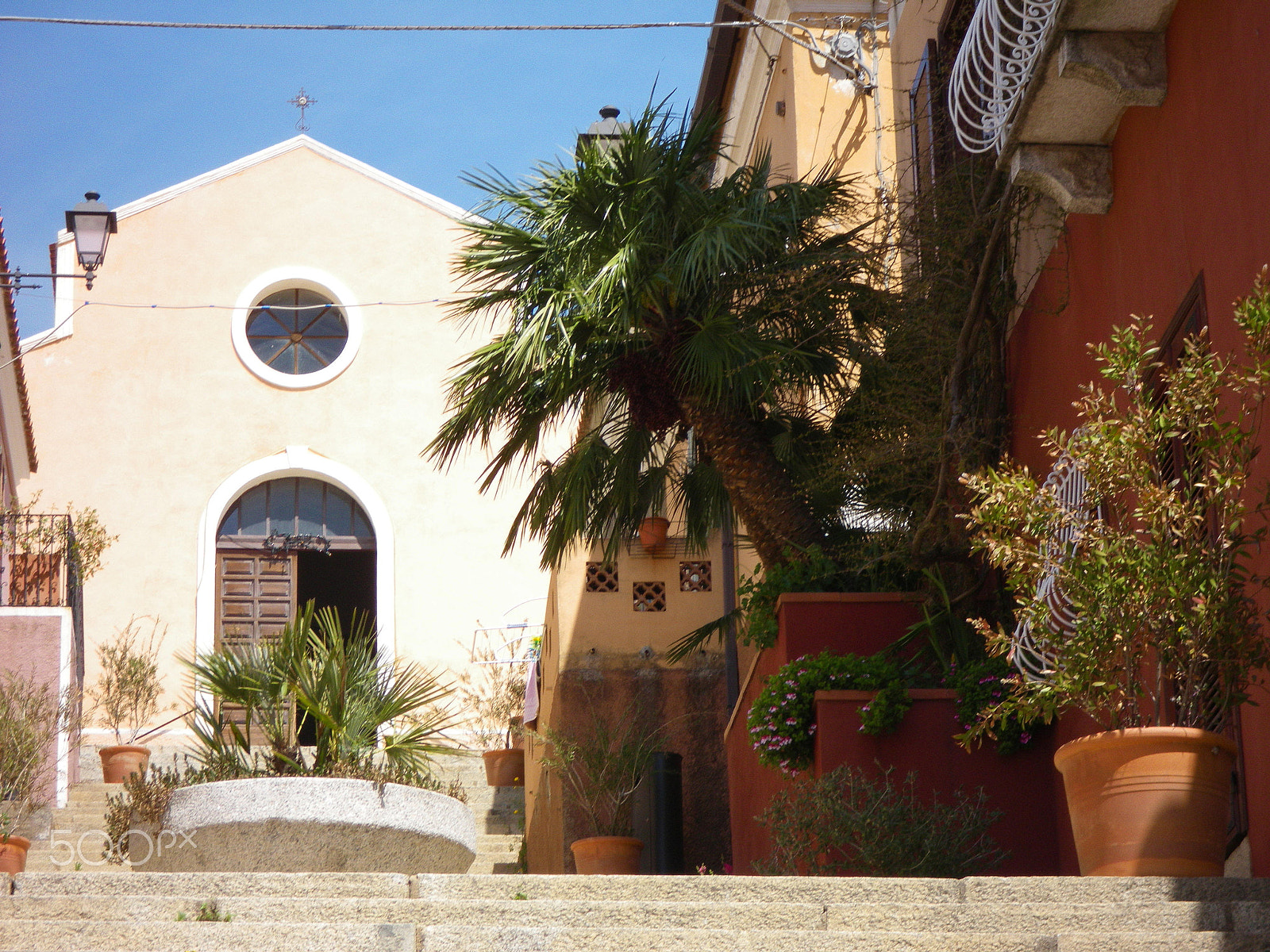 Pentax Optio P80 sample photo. Italian church photography