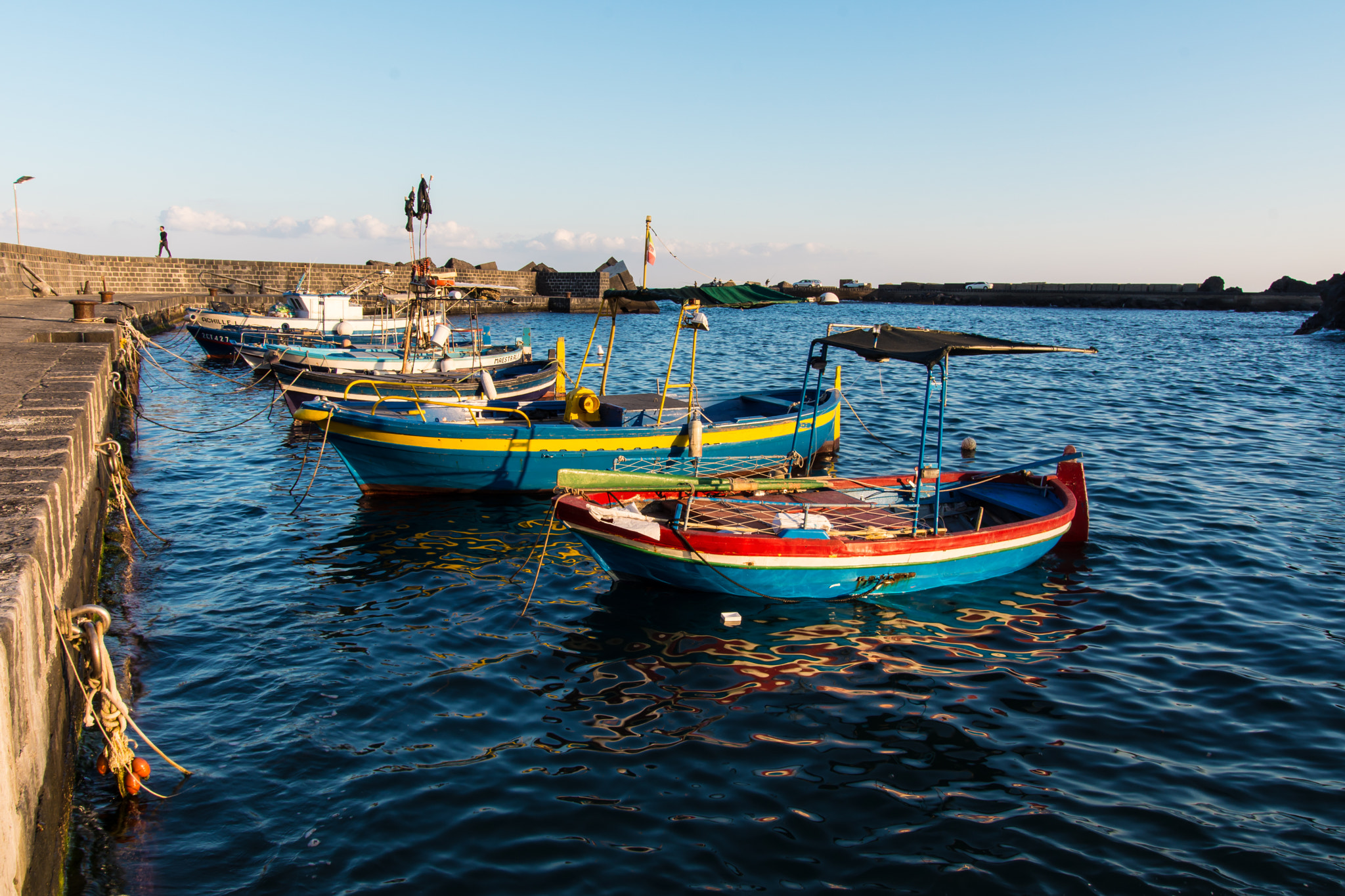 Nikon D7200 + Sigma 18-50mm F2.8 EX DC Macro sample photo. Sicilian fishing boats photography