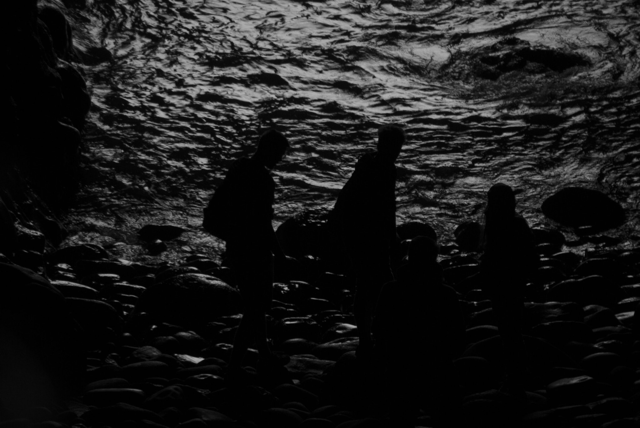 Nikon D60 sample photo. Irish cave photography