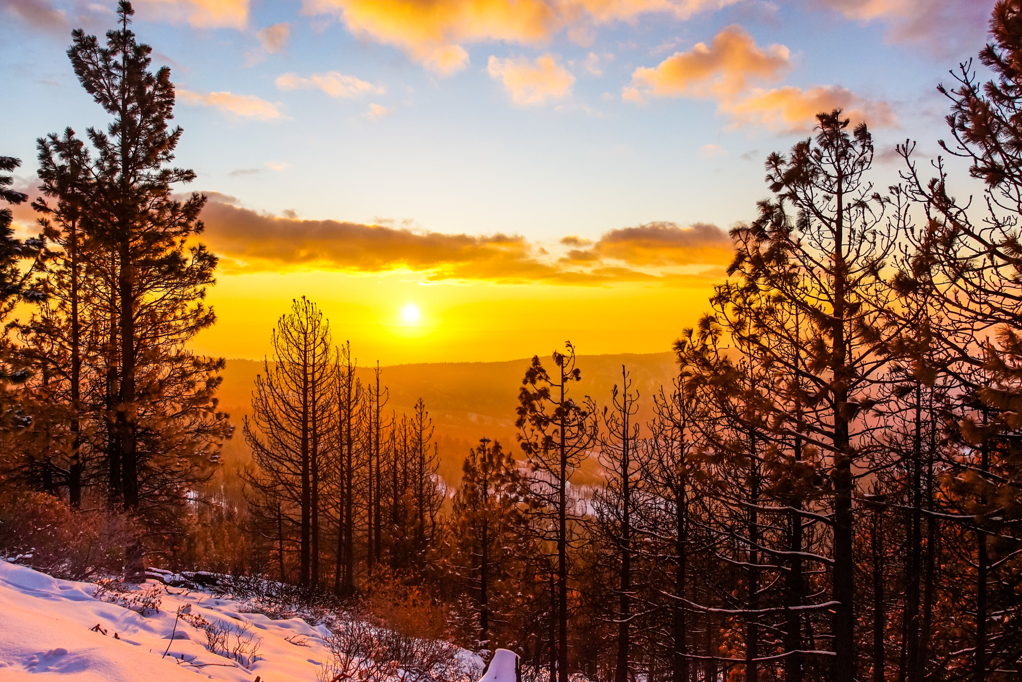 Sony a7R + 17-40mm F4 sample photo. Kings canyon national park sunset photography