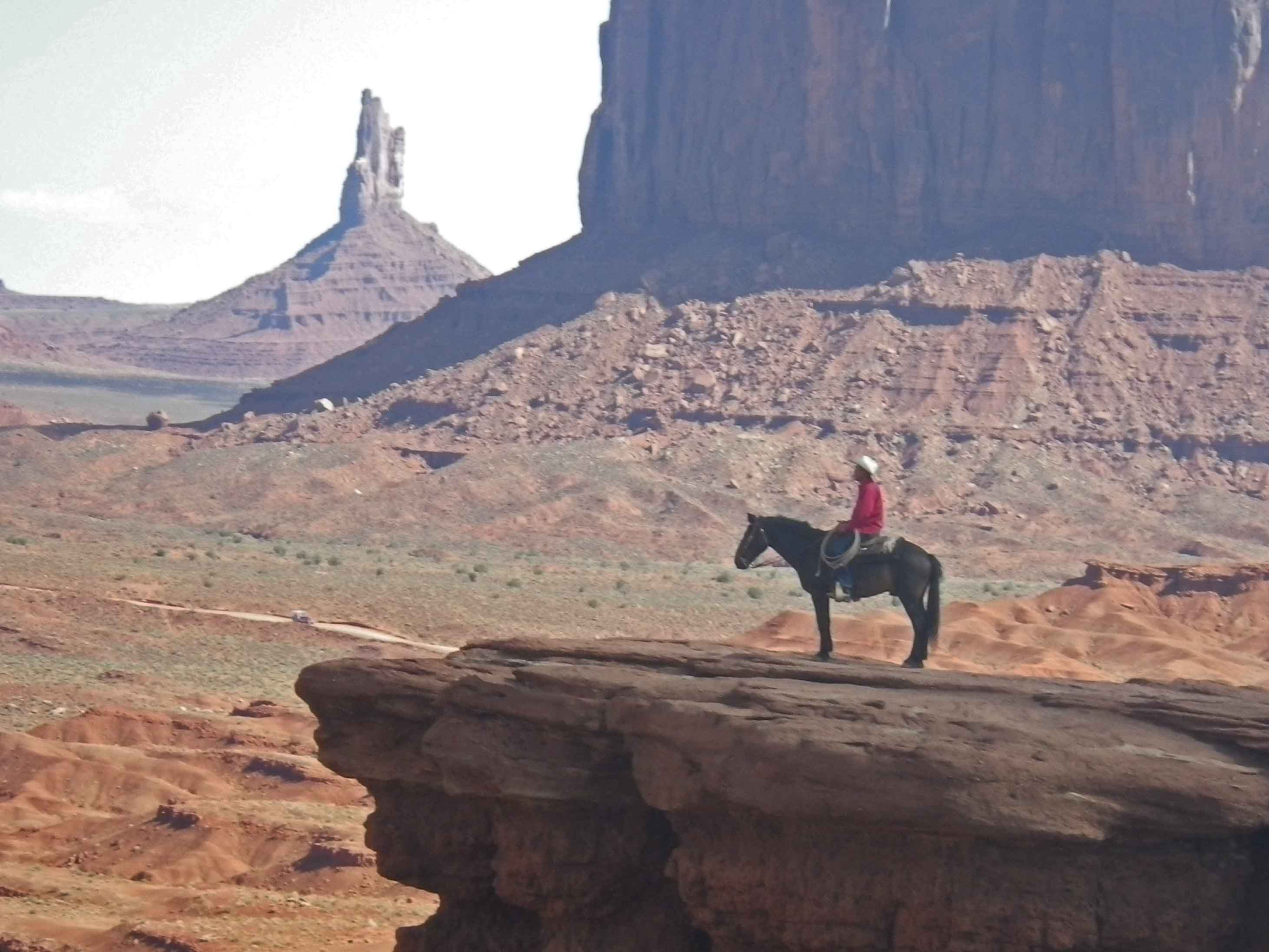 Pentax Optio W90 sample photo. Lonely cowboy photography
