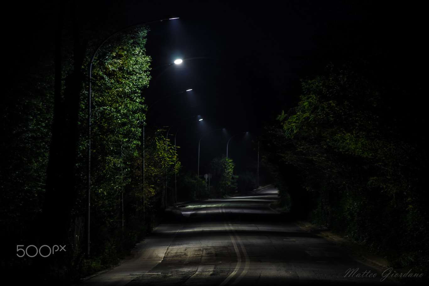Sigma 55-200mm f/4-5.6 DC sample photo. Creepy road photography