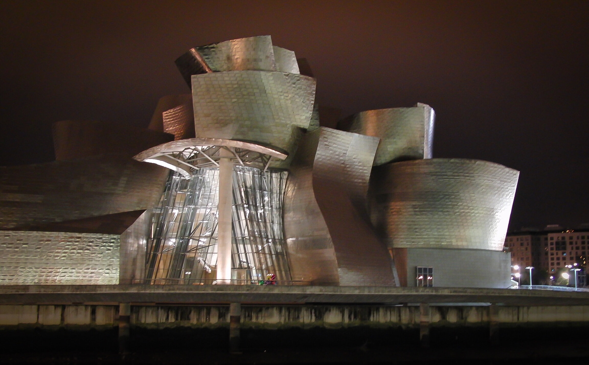 CASIO EX-F1 sample photo. Guggenheim museo de bilbao photography
