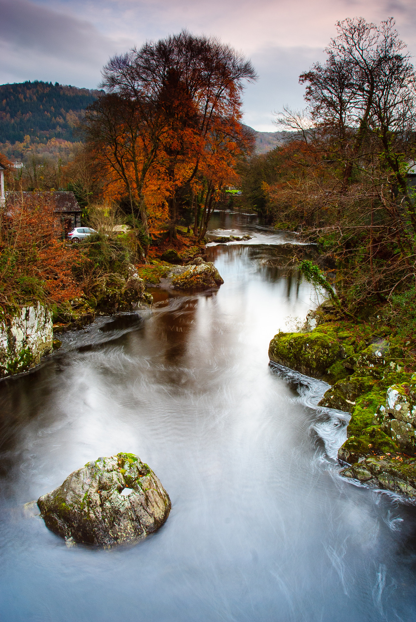 Sony Alpha DSLR-A300 sample photo. River conwy at betws-y-coed photography