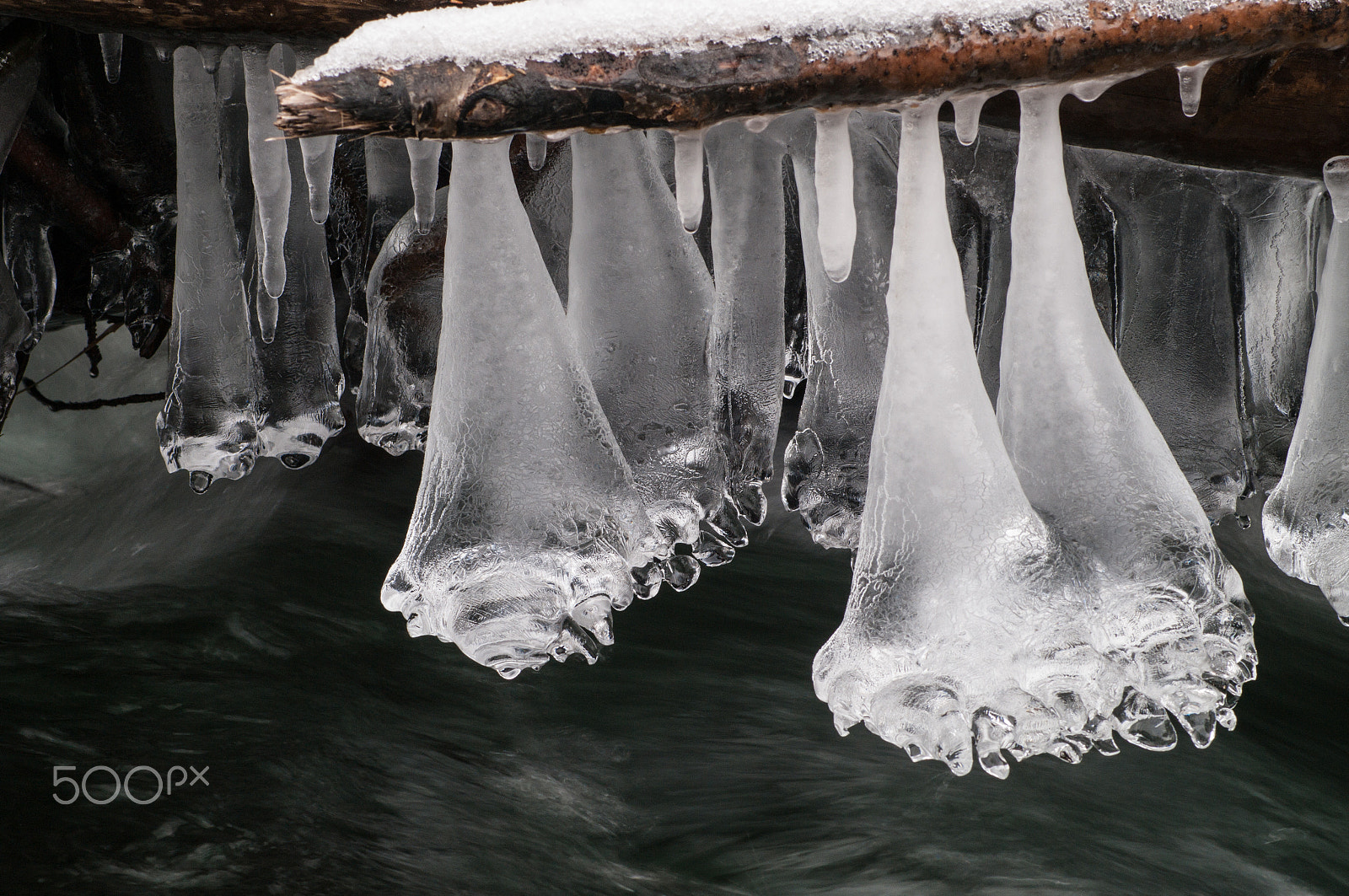 Pentax K-7 sample photo. Ice photography