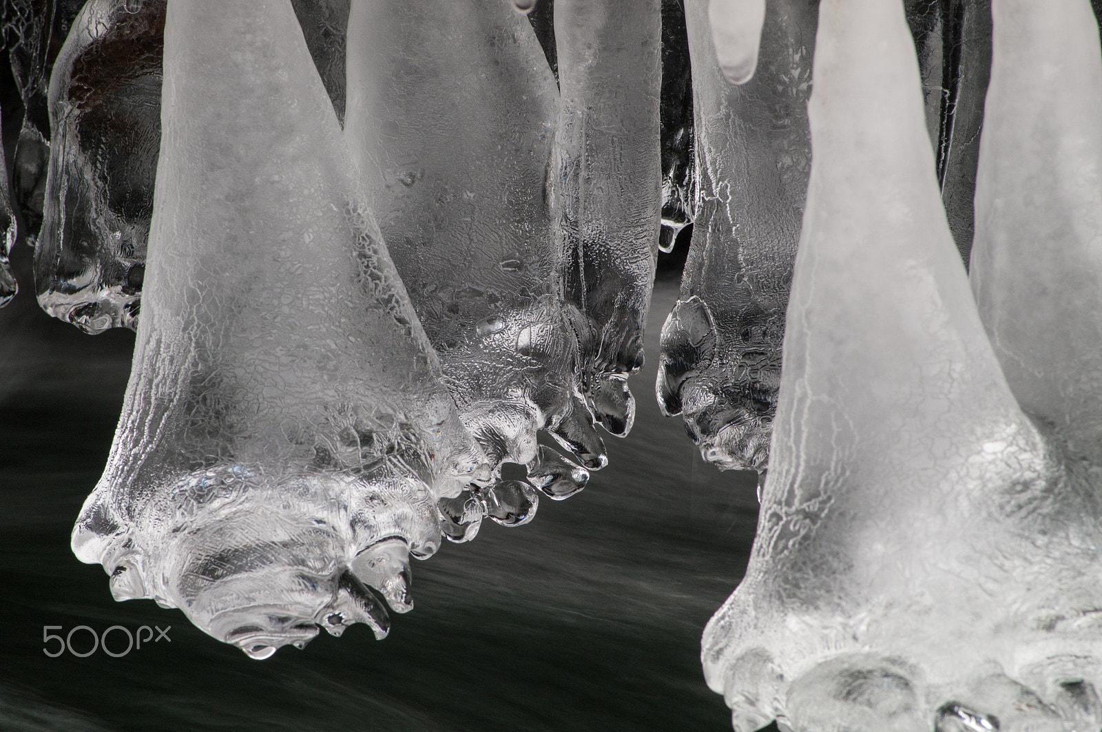 Pentax K-7 sample photo. Ice photography