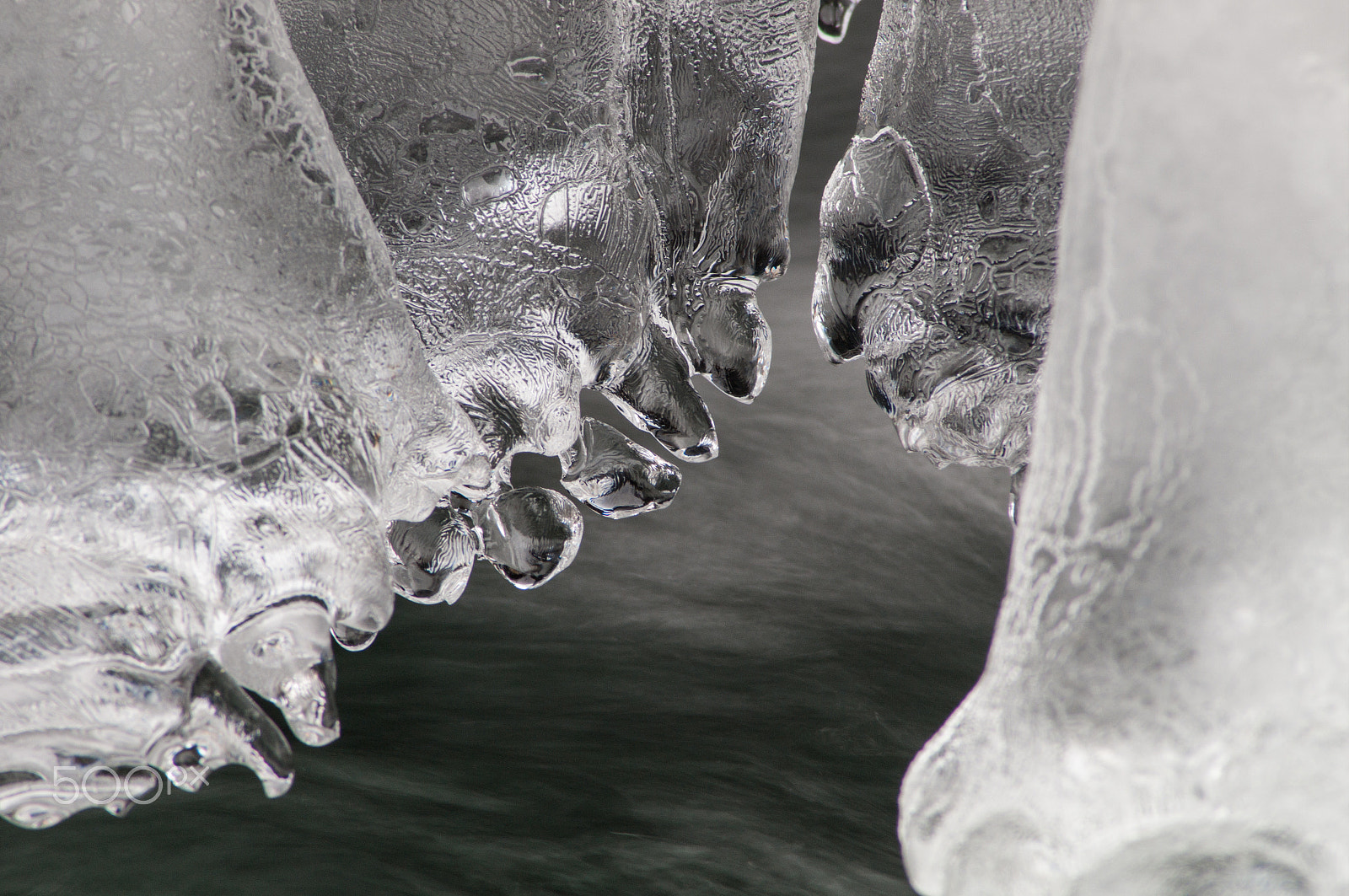 Pentax K-7 sample photo. Ice photography