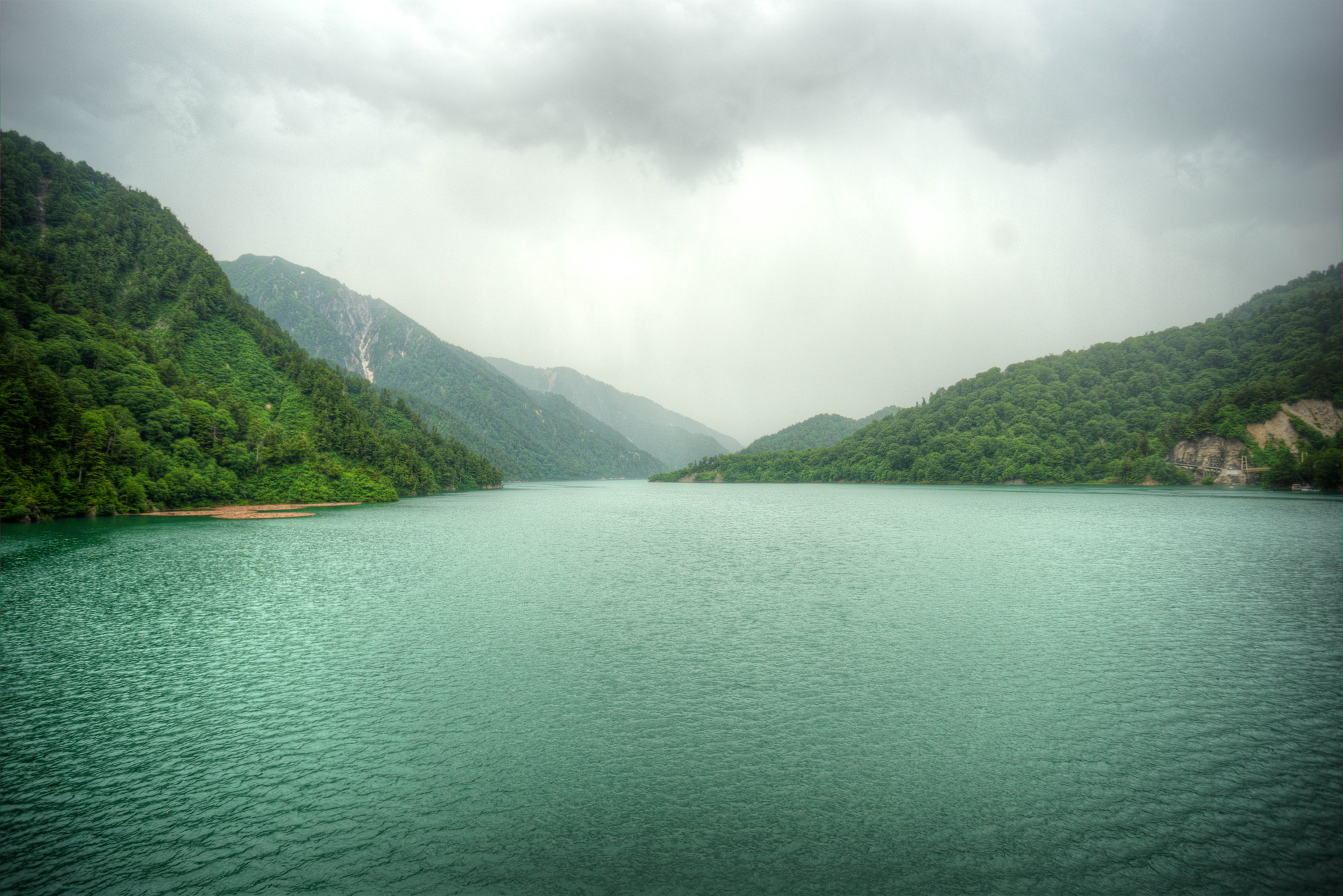 Sony a7 + Canon EF 17-40mm F4L USM sample photo. Kurobe dam in a summer day. photography