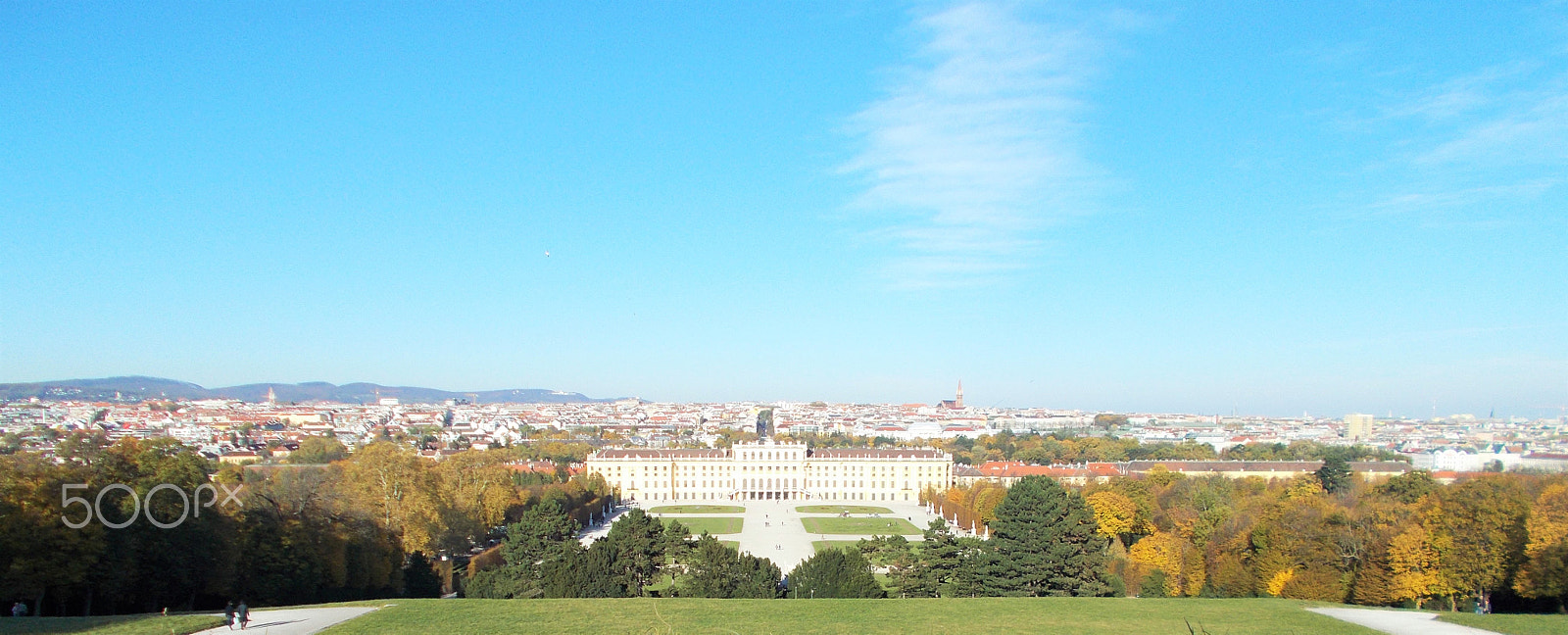 Nikon Coolpix L26 sample photo. Schönbrunn palace y vista de vienna photography