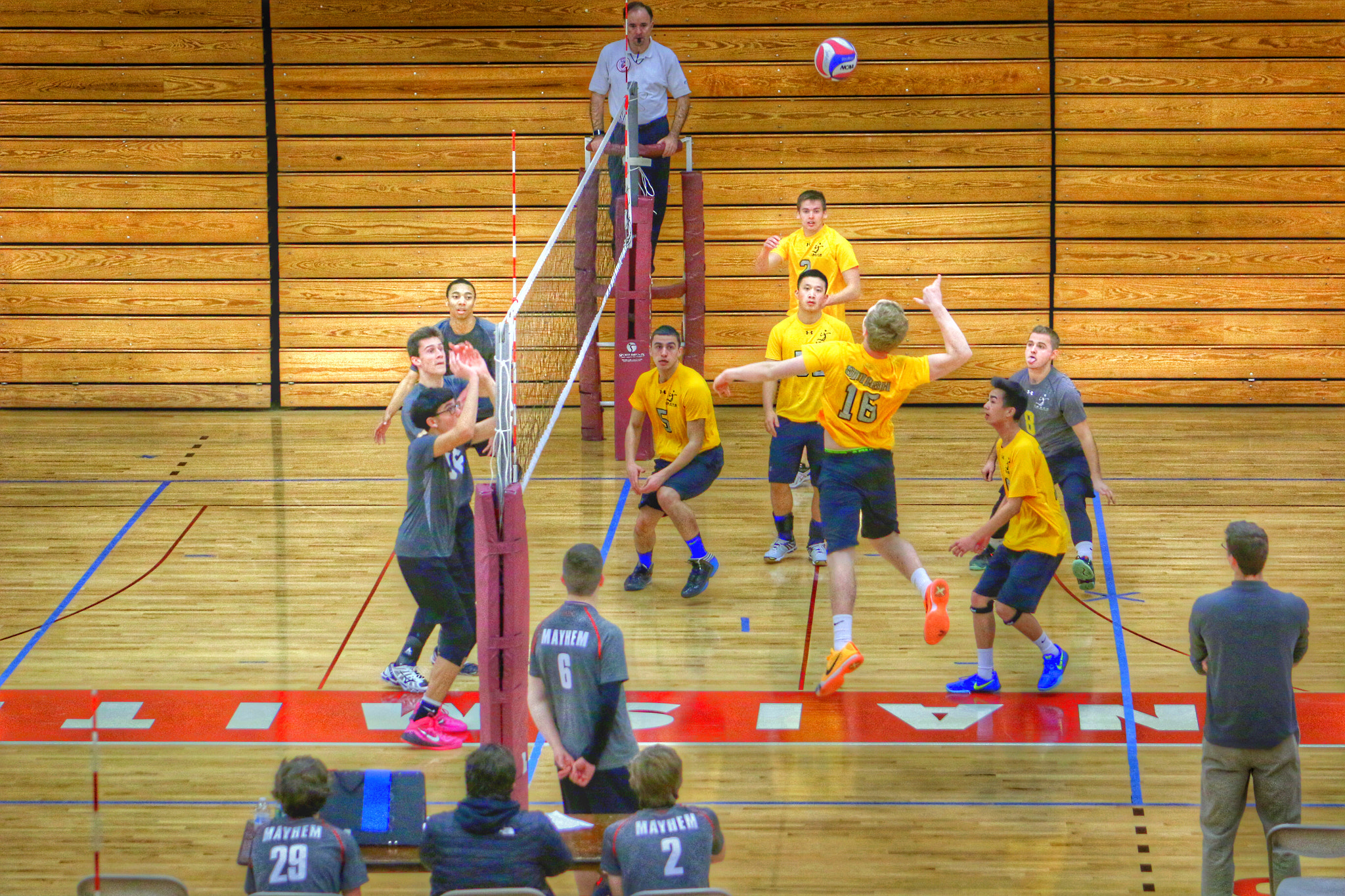 Canon EF-S 55-250mm F4-5.6 IS II sample photo. Volleyball - going for the kill... photography