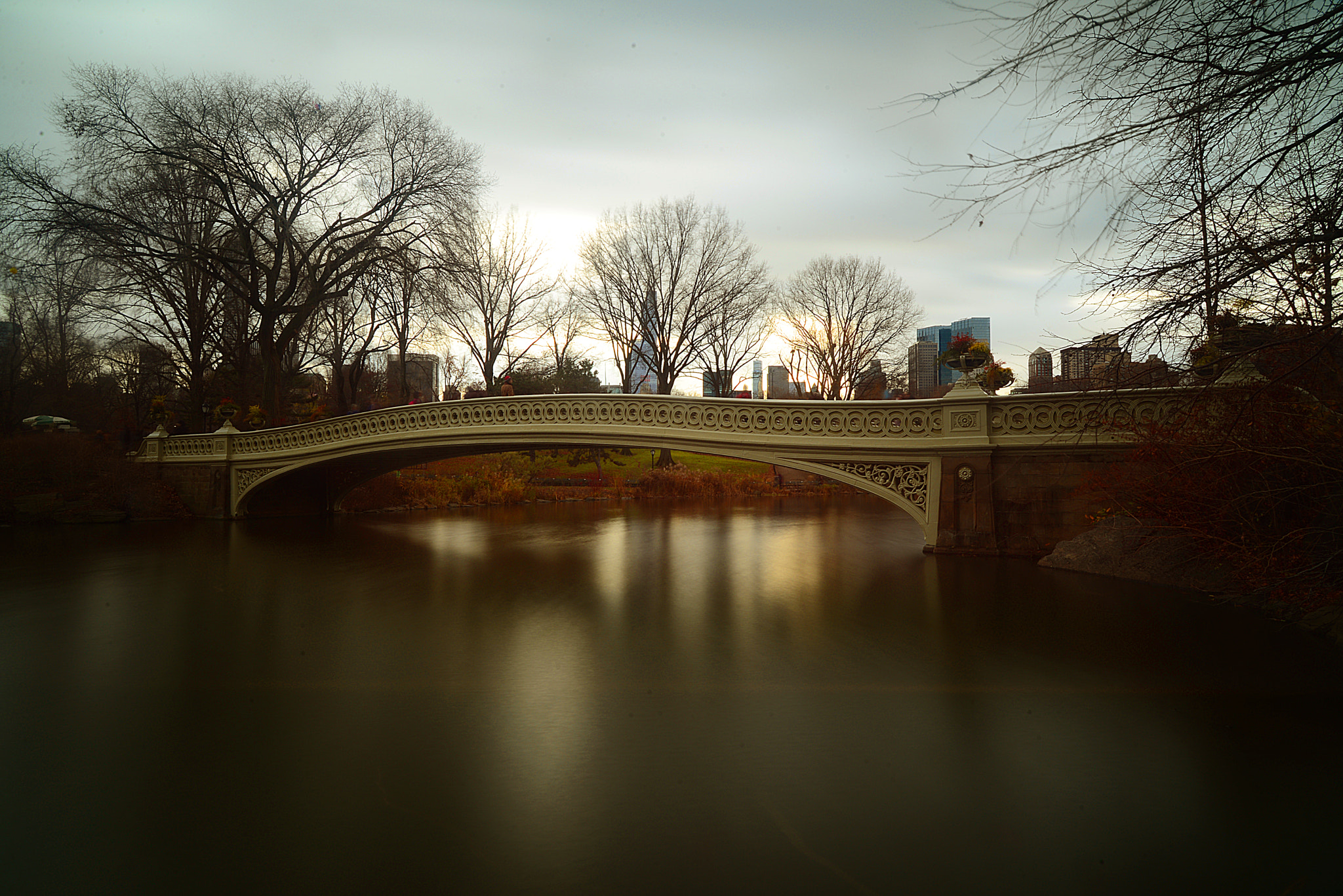 Nikon D600 + AF Zoom-Nikkor 28-70mm f/3.5-4.5D sample photo. Bow bridge, central park new york photography