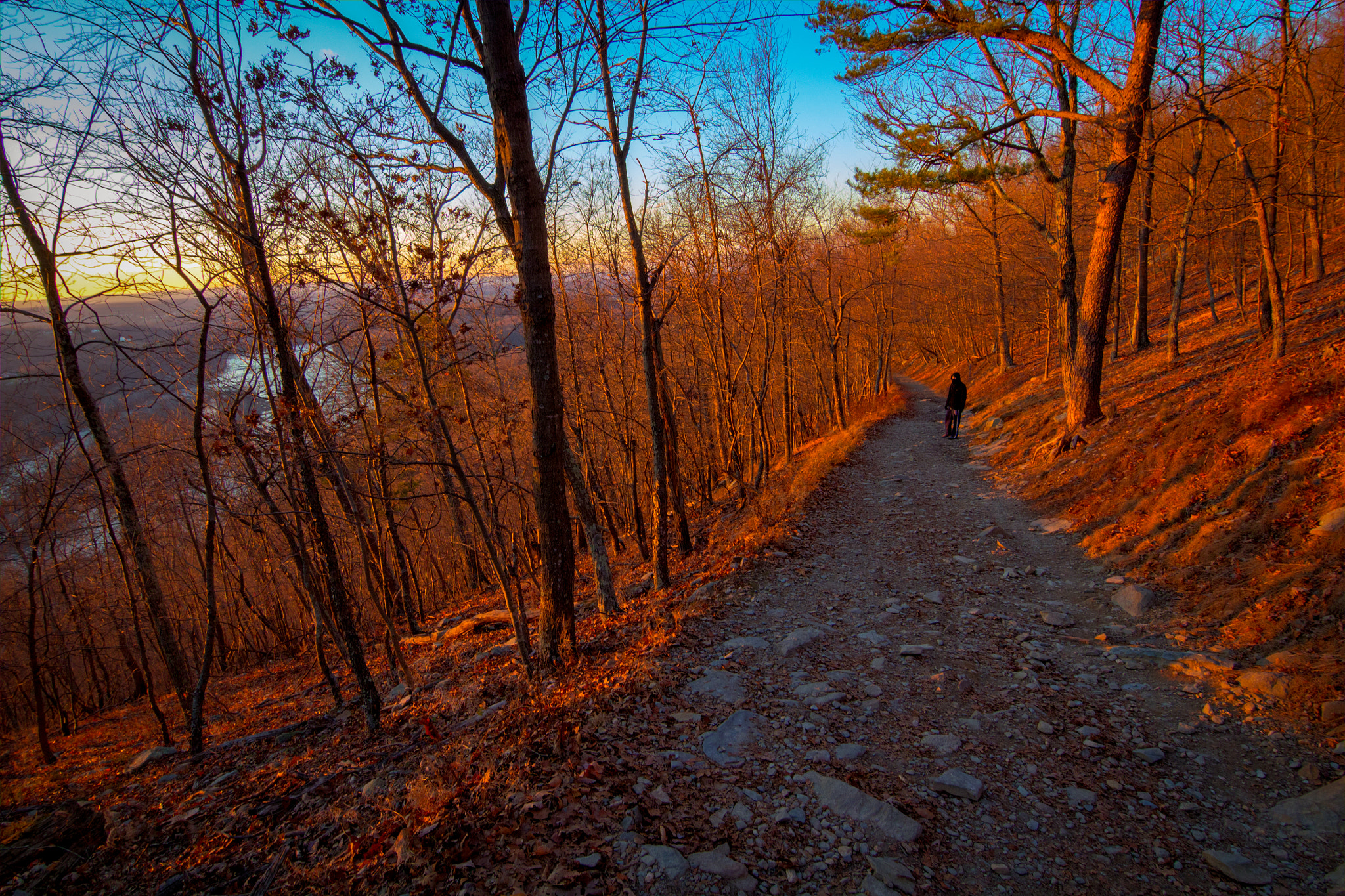 Canon EOS 100D (EOS Rebel SL1 / EOS Kiss X7) sample photo. Harper's ferry trail at sunset photography