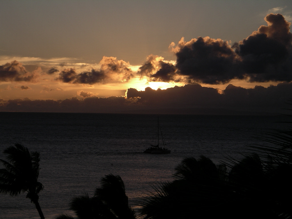 Pentax OPTIO 550 sample photo. Sun set photography