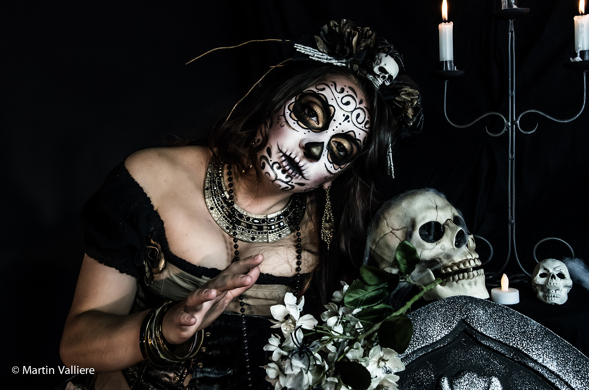 Pentax K-5 sample photo. La calavera catrina photography