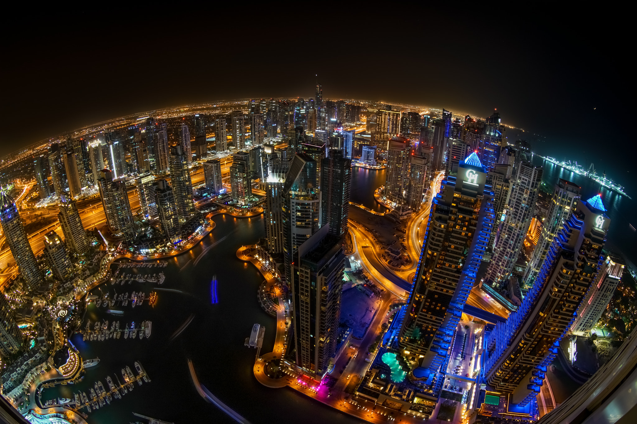 8-15mm F4 sample photo. City of lights photography