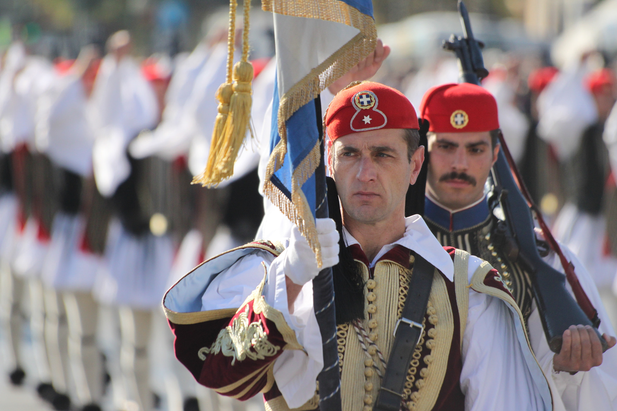Sigma 70-300mm F4-5.6 APO DG Macro sample photo. Presidential guard photography