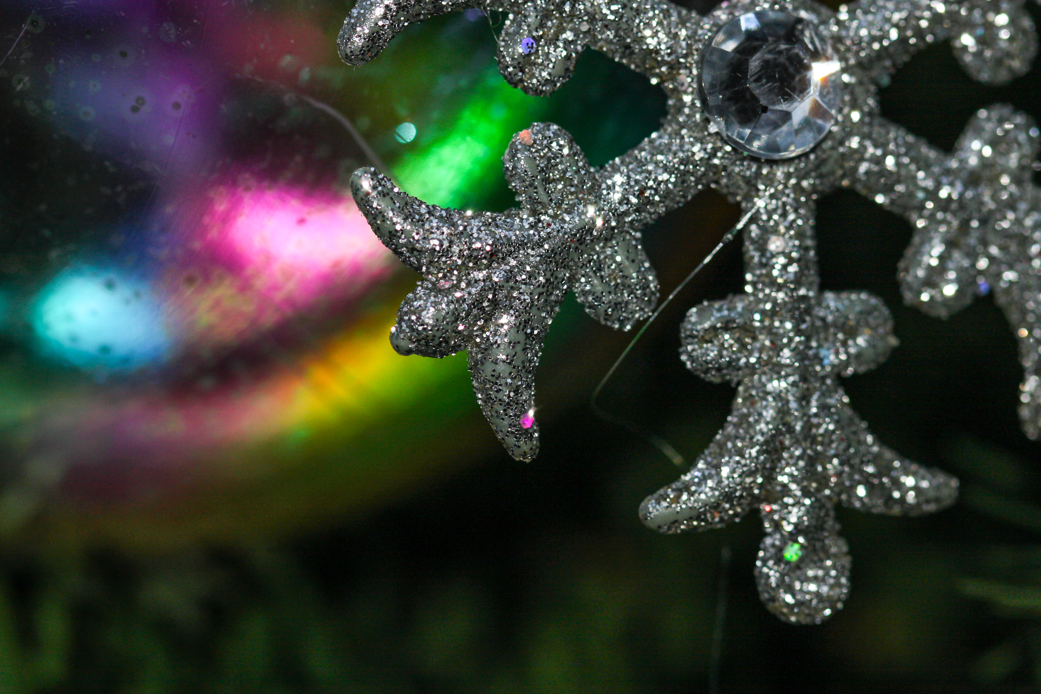 Canon EOS 40D + Canon EF 100mm F2.8 Macro USM sample photo. Christmas decorations photography