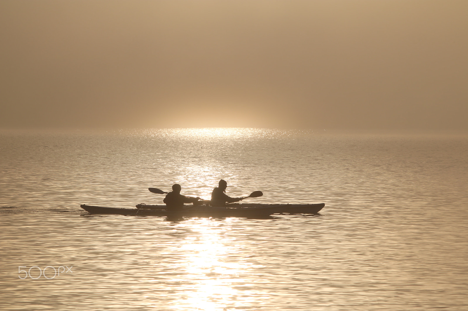 Canon EF-S 55-250mm F4-5.6 IS sample photo. The misty canoe photography