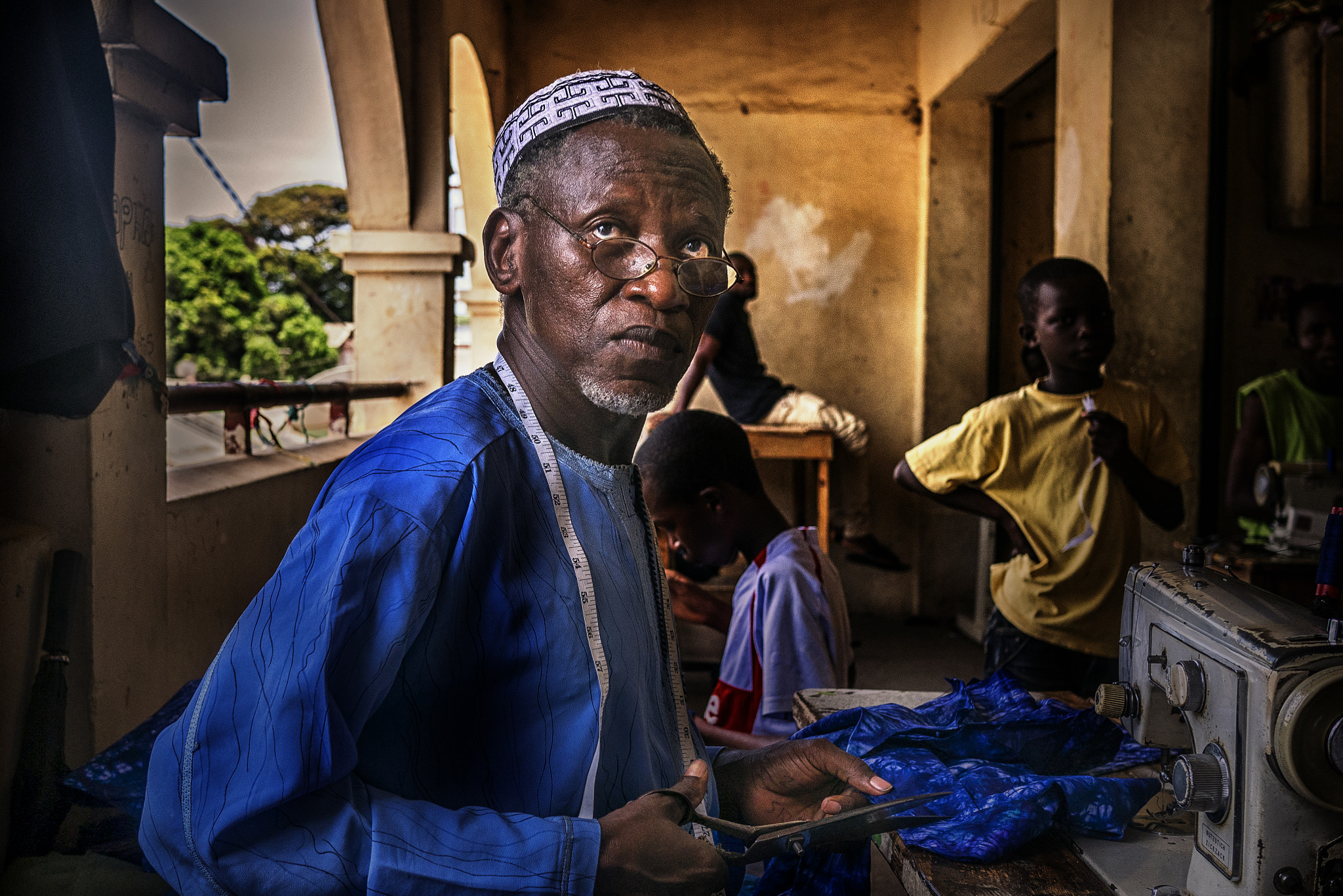 Panasonic Lumix DMC-GM1 + Panasonic Lumix G 20mm F1.7 ASPH sample photo. Banjul market, gambia photography
