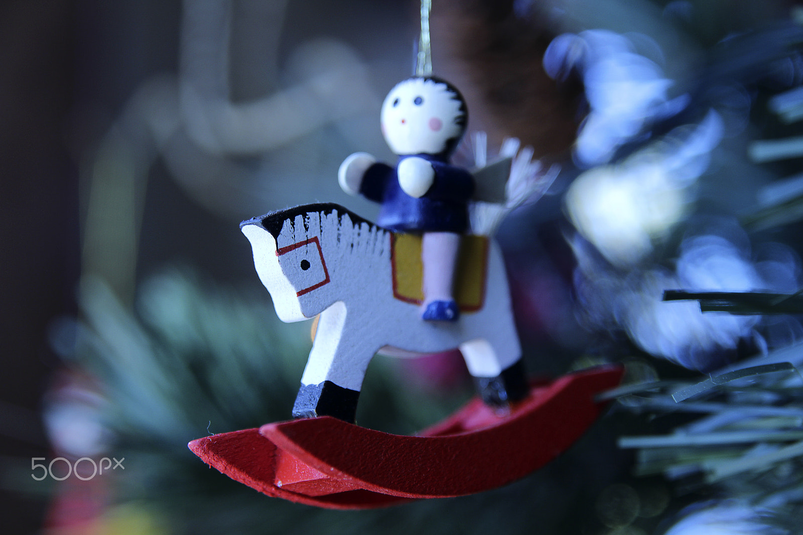 Sigma 17-70mm F2.8-4 DC Macro OS HSM sample photo. Toy horse on the christmas tree photography