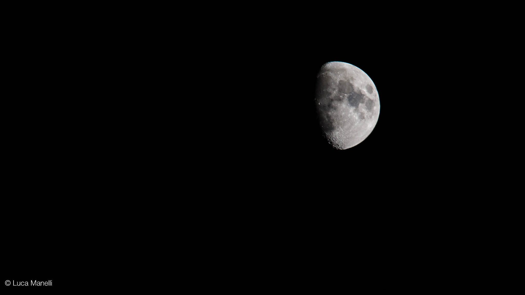 Nikon D700 sample photo. Moon photography
