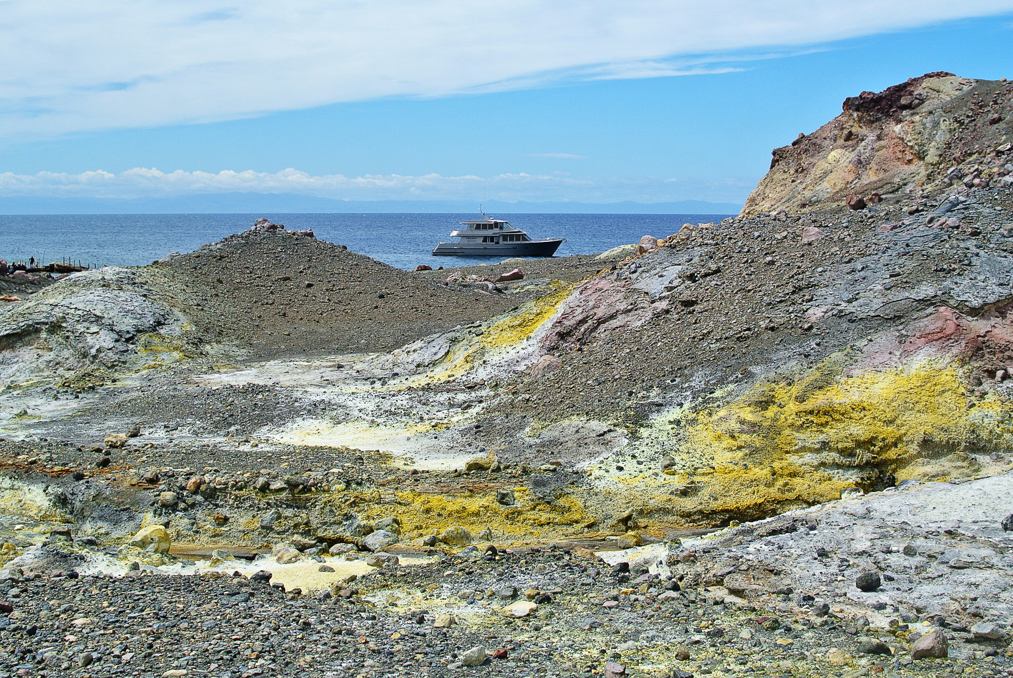 Nikon 1 Nikkor 18.5mm F1.8 sample photo. White island volcano - new zealand - tour photography