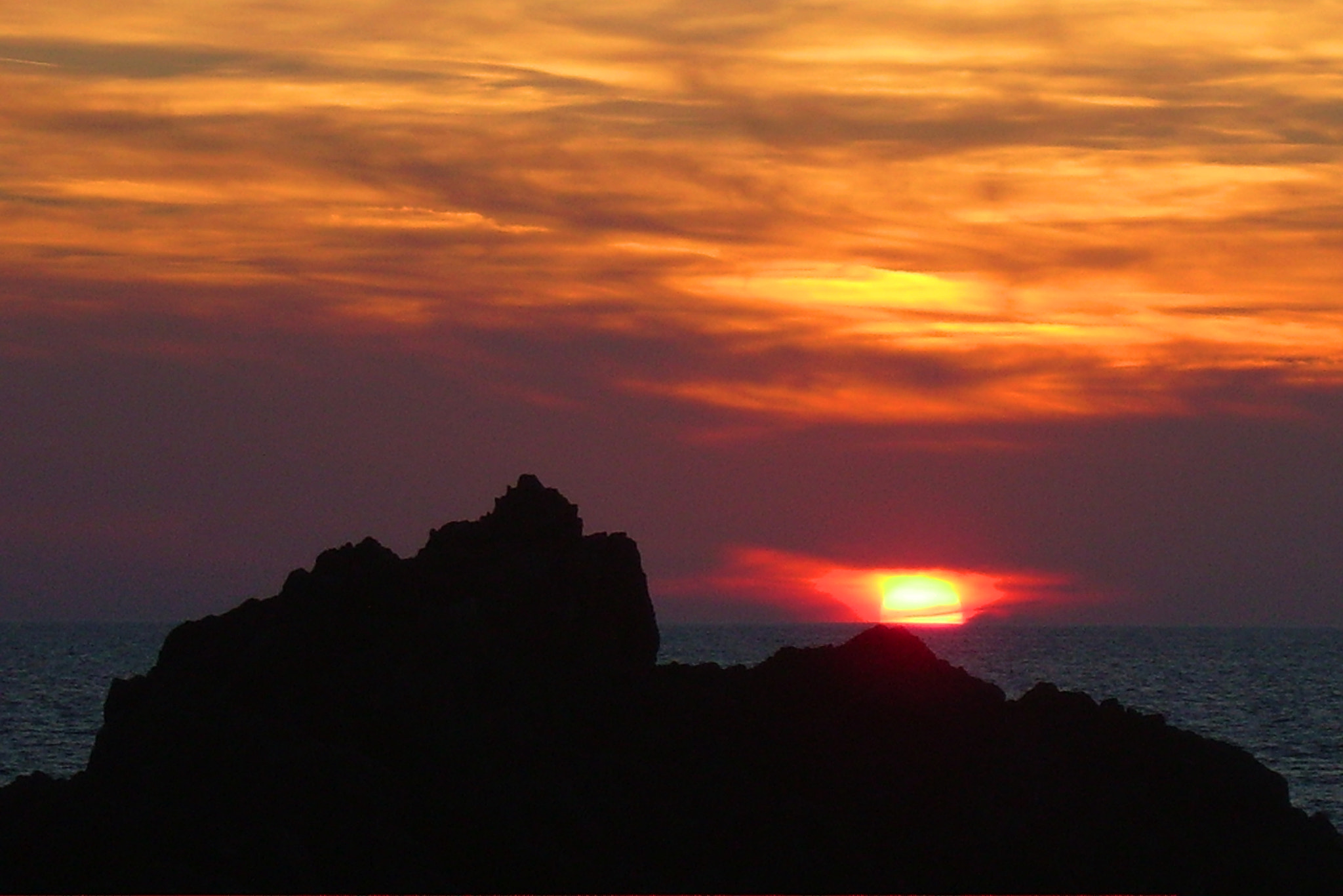 Pentax OPTIO 60 sample photo. Sanguinaires photography